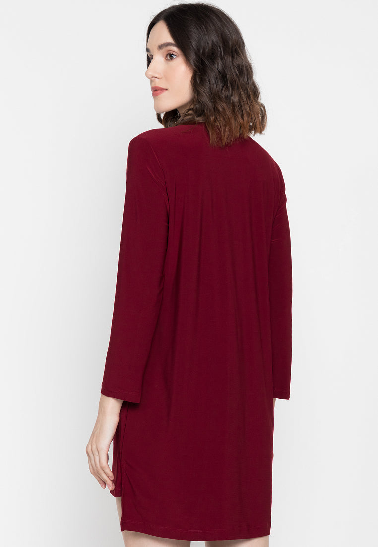 Briar Chic Tie-Front Mini Dress