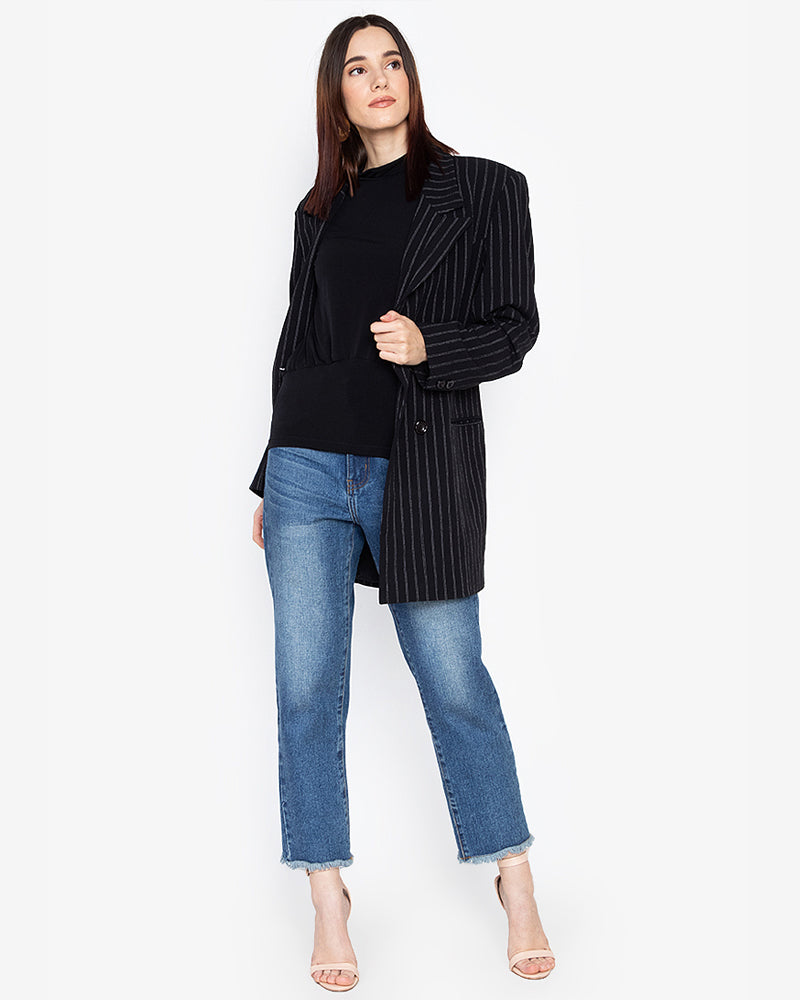 Alaina Blouson Jersey Short Sleeves Top