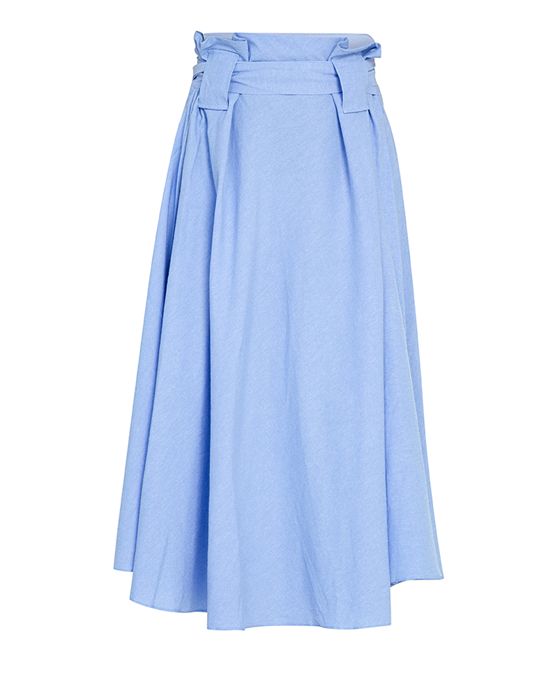 Amarantha Chambray Maxi Skirt