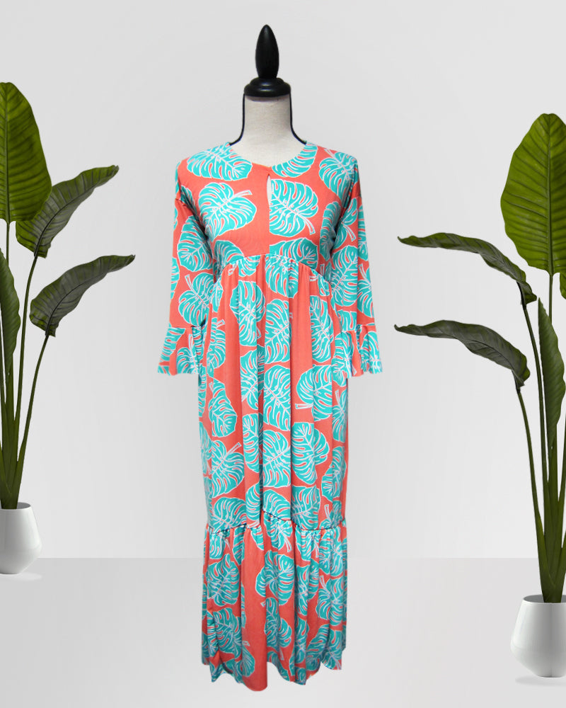 AMELIA POMELO MIDI DRESS - Cole Vintage