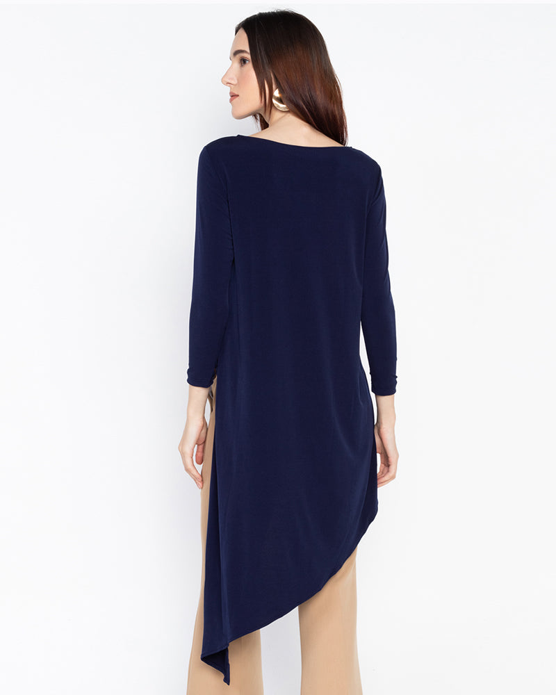 Antonella Asymmetric Jersey Top
