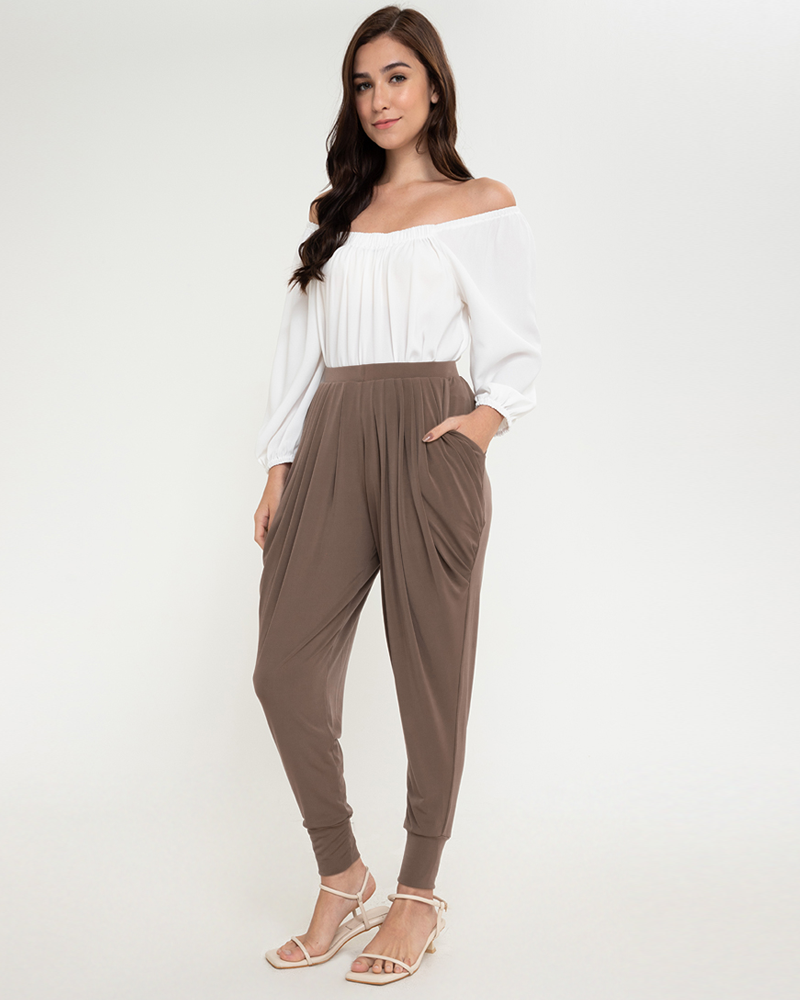 Aspen Pleated Tapered Pants
