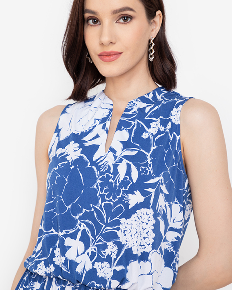 Ava Floral Sleeveless Dress