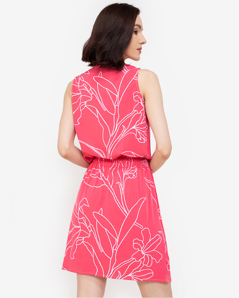 Ava Floral Sleeveless Dress