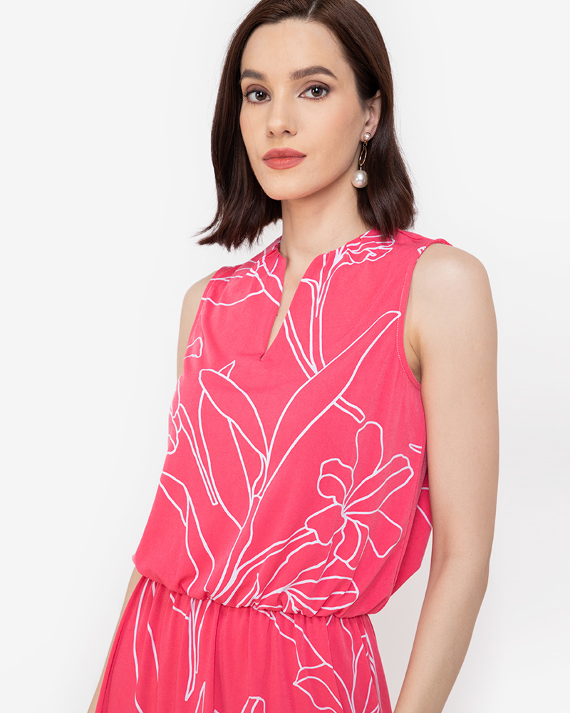 Ava Floral Sleeveless Dress