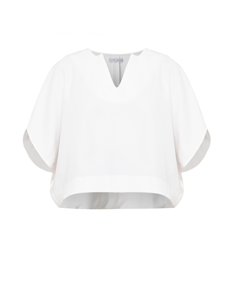 Avery V-Neck Neocrepe Top