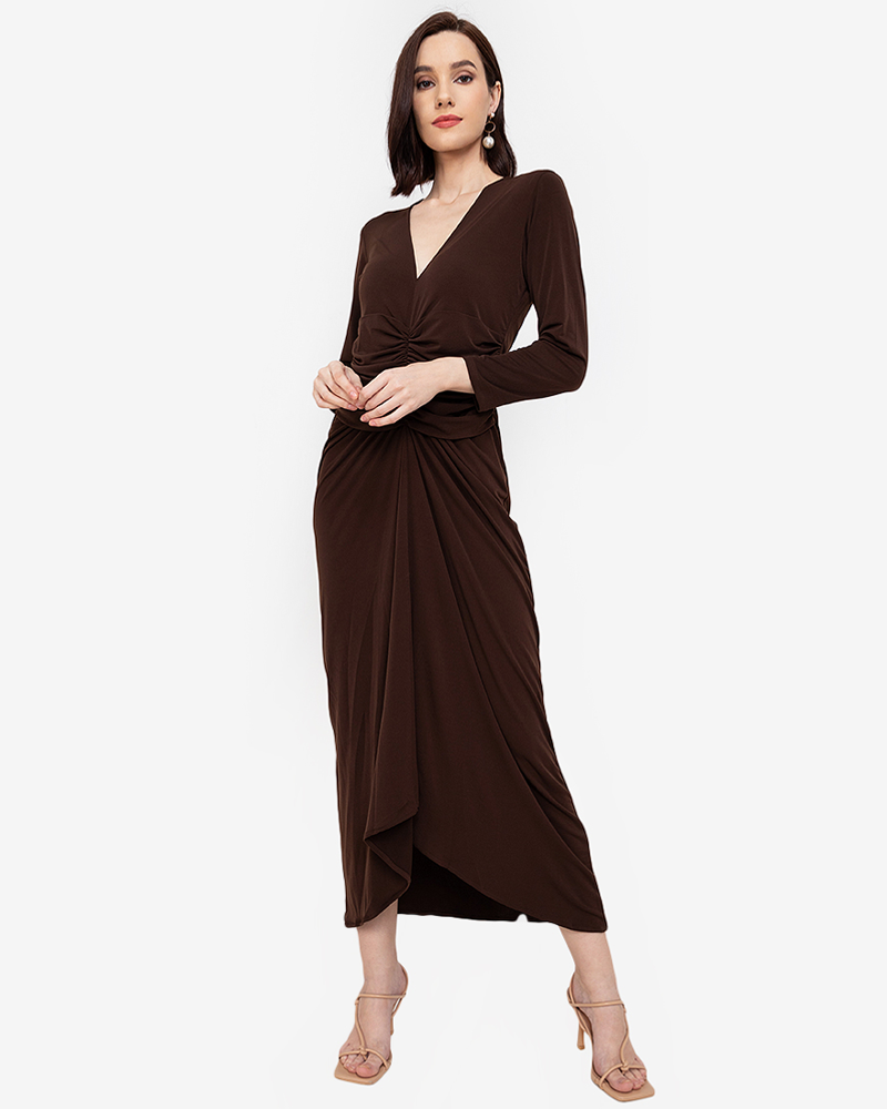 Benita Shirred Waist Maxi Dress