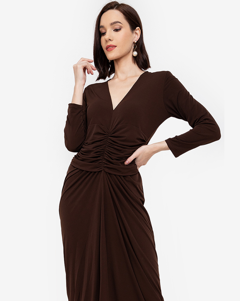 Benita Shirred Waist Maxi Dress