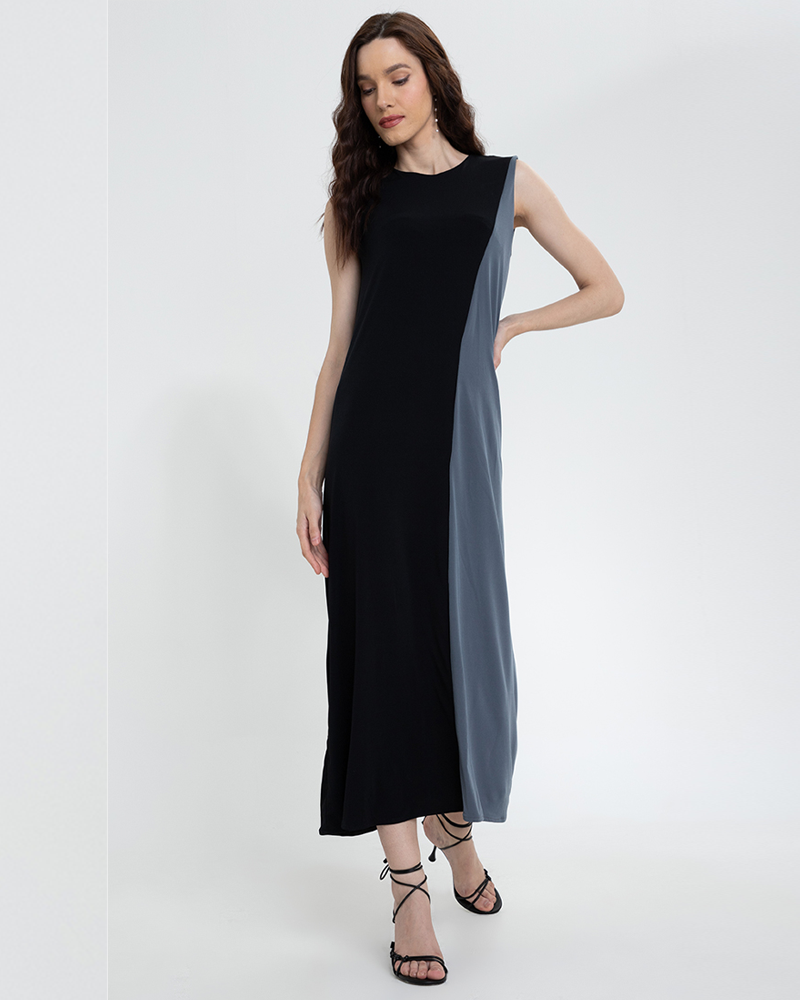 Celinka Two-Tone Maxi Dress