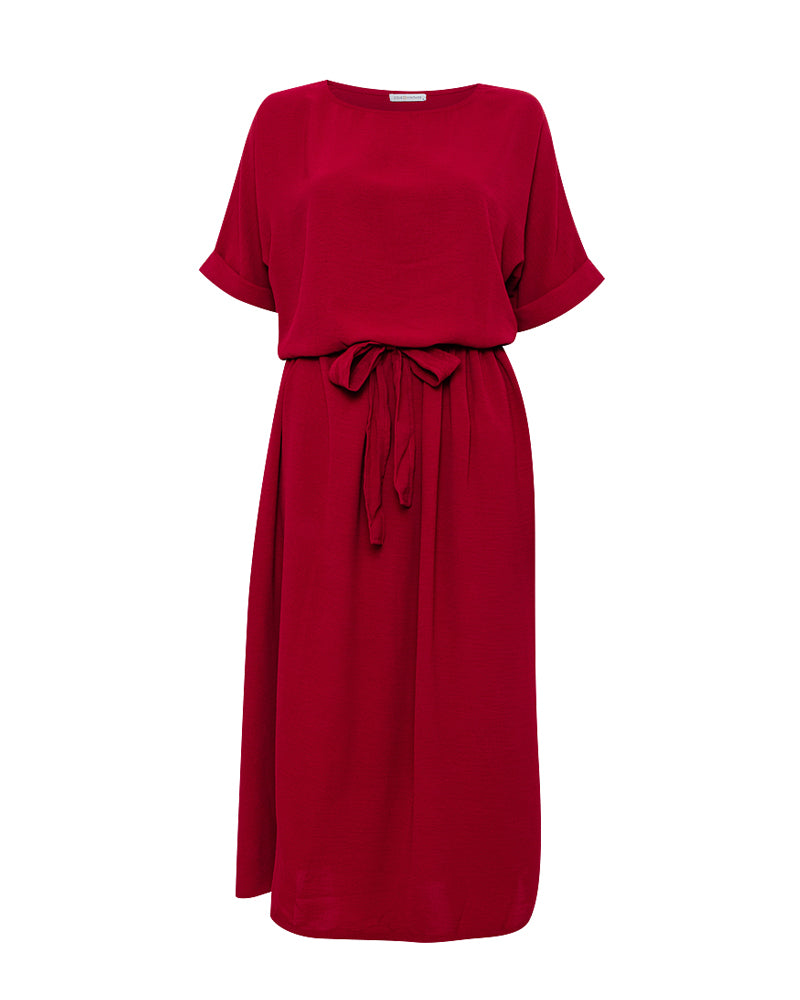 Coralie Belted Relaxed Short Dress