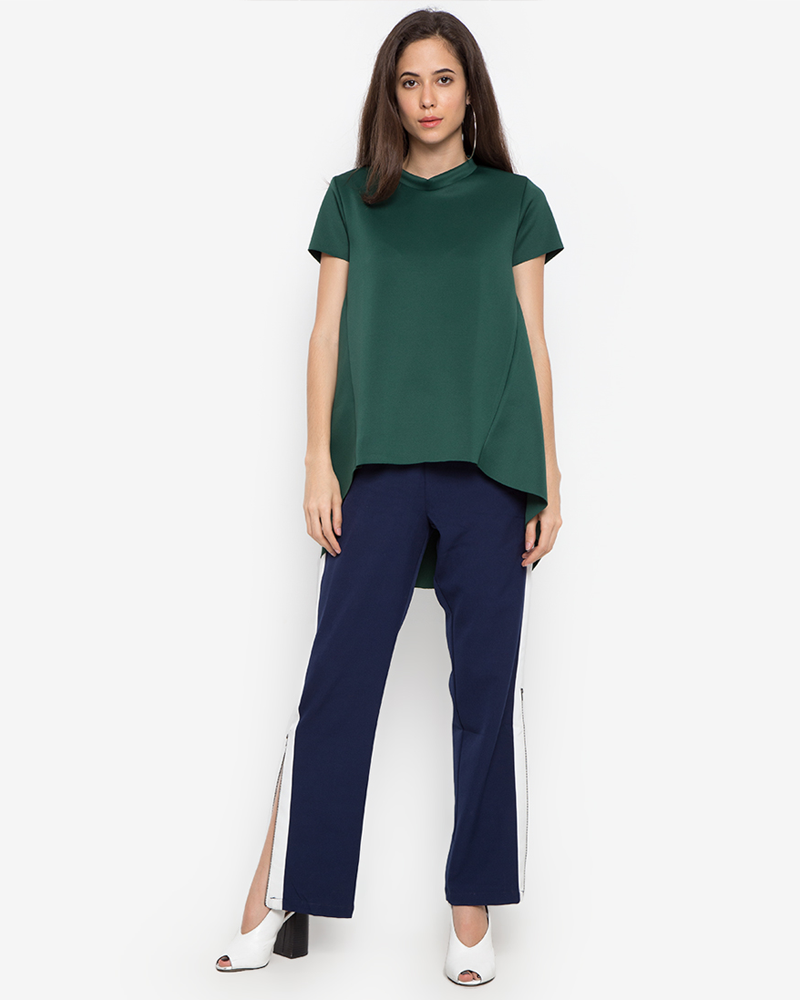 Coreen Mock Neck Top - Cole Vintage