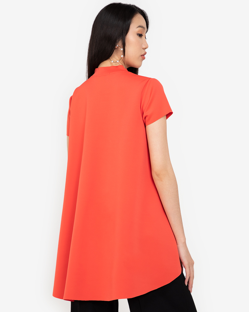 Coreen Mock Neck Top - Cole Vintage