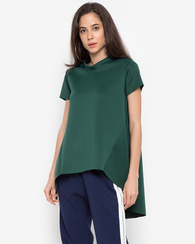 Coreen Mock Neck Top - Cole Vintage