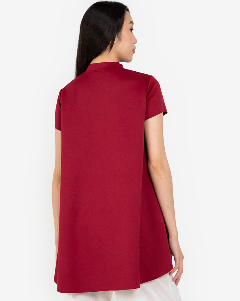 Coreen Mock Neck Top - Cole Vintage