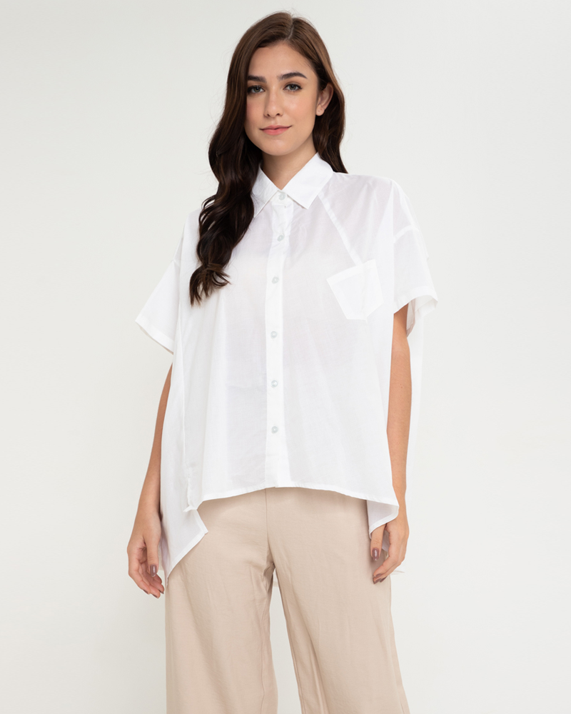 Dionne Short Sleeved Cotton Top