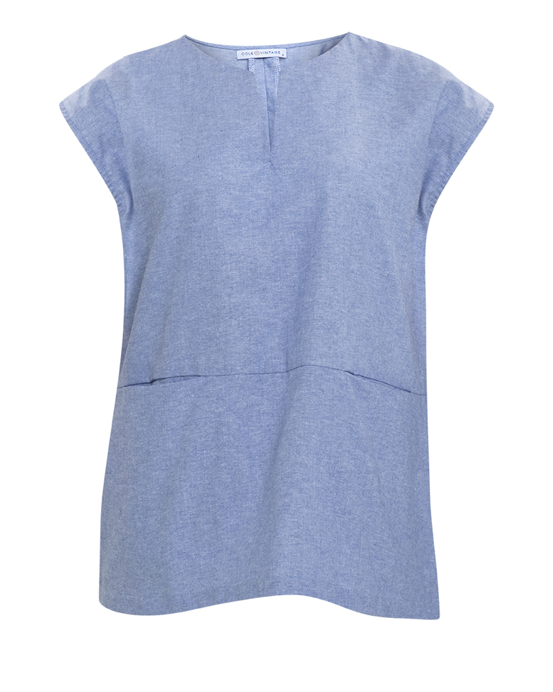 Elara Front Pocket Tunic Top