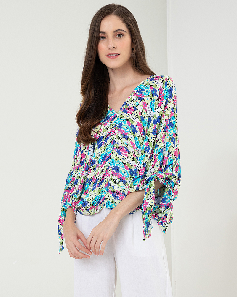 Emilia Chiffon V-Neckline Top