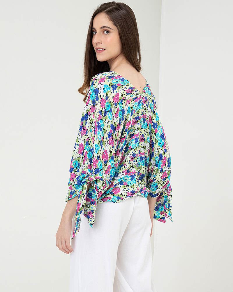 Emilia Chiffon V-Neckline Top
