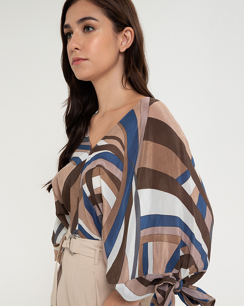 Emilia Chiffon V-Neckline Top