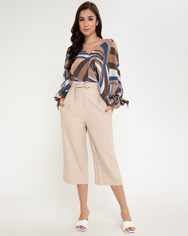 Emilia Chiffon V-Neckline Top