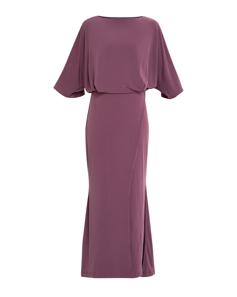 Esme Batwing Sleeves Jersey Maxi Dress