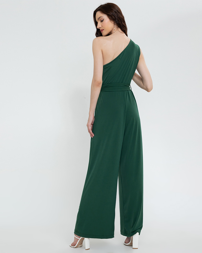 Filippa Assymetic Sleeves Jersey Jumpsuit