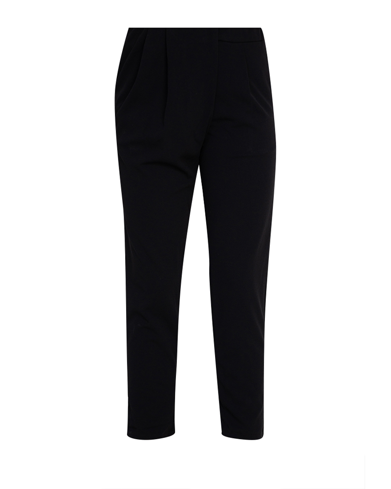 Glynne Front-Pleat Tailored Pants