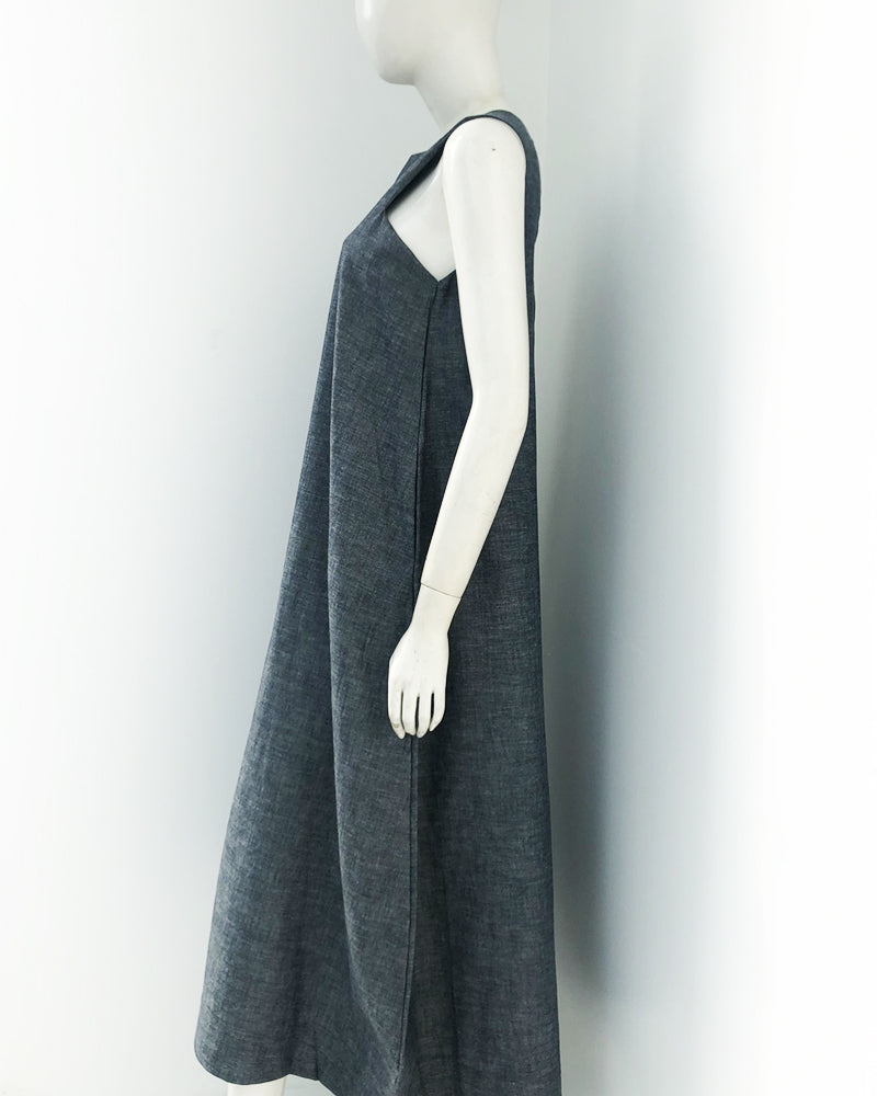Imogen Halter Sleeves Maxi Dress