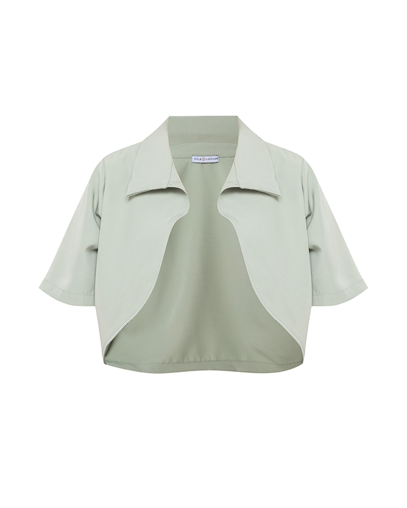 Irania Short Sleeve Cropped Coat