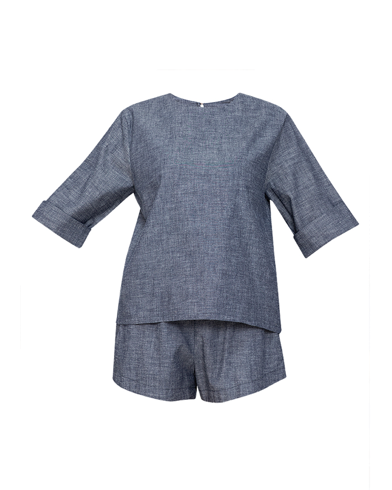 Isabella Chambray Lounge Set