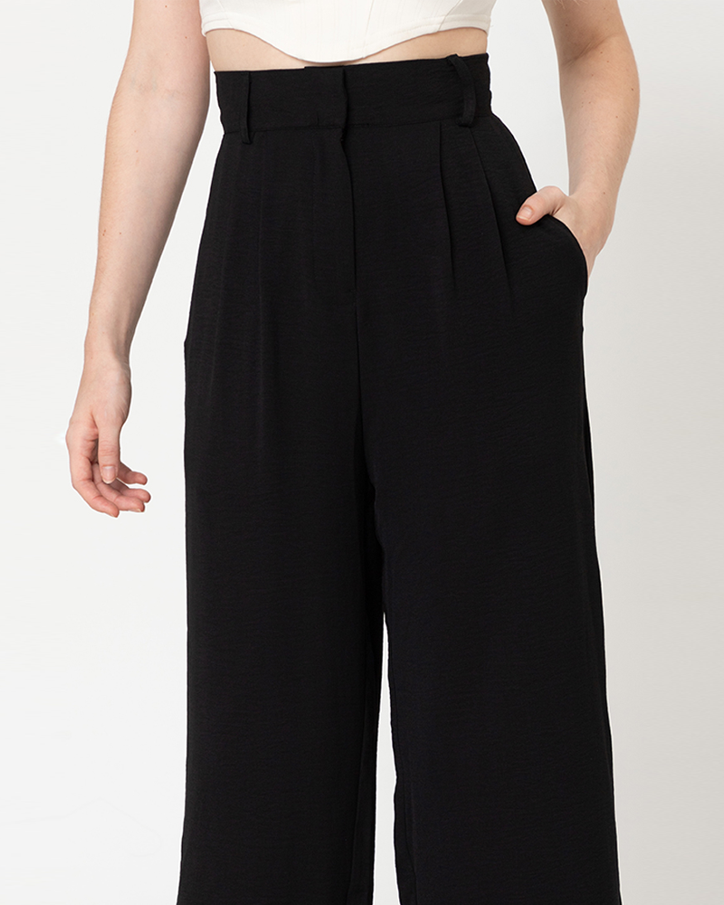 Itzel High-Waisted Tapered Pants