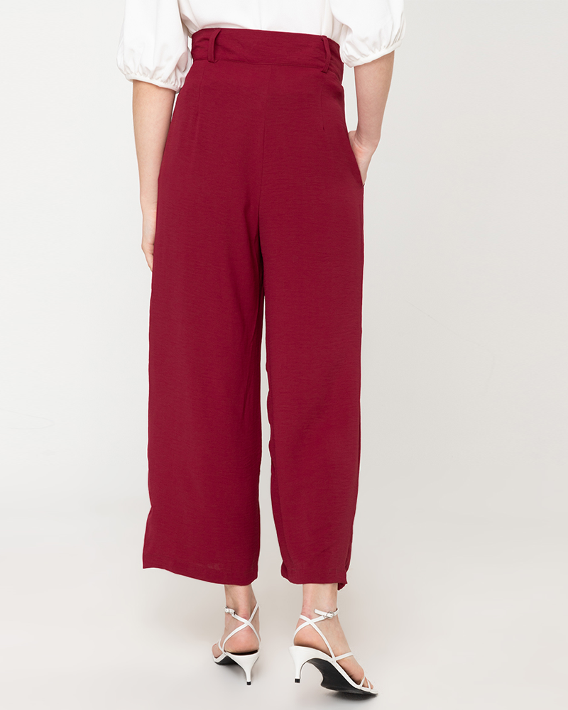 Itzel High-Waisted Tapered Pants