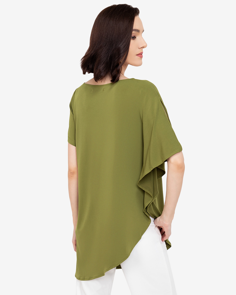 Juliana Long Asymmetrical Top