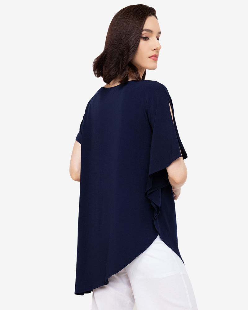 Juliana Long Asymmetrical Top