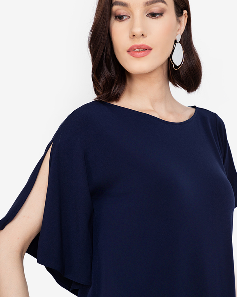 Juliana Long Asymmetrical Top