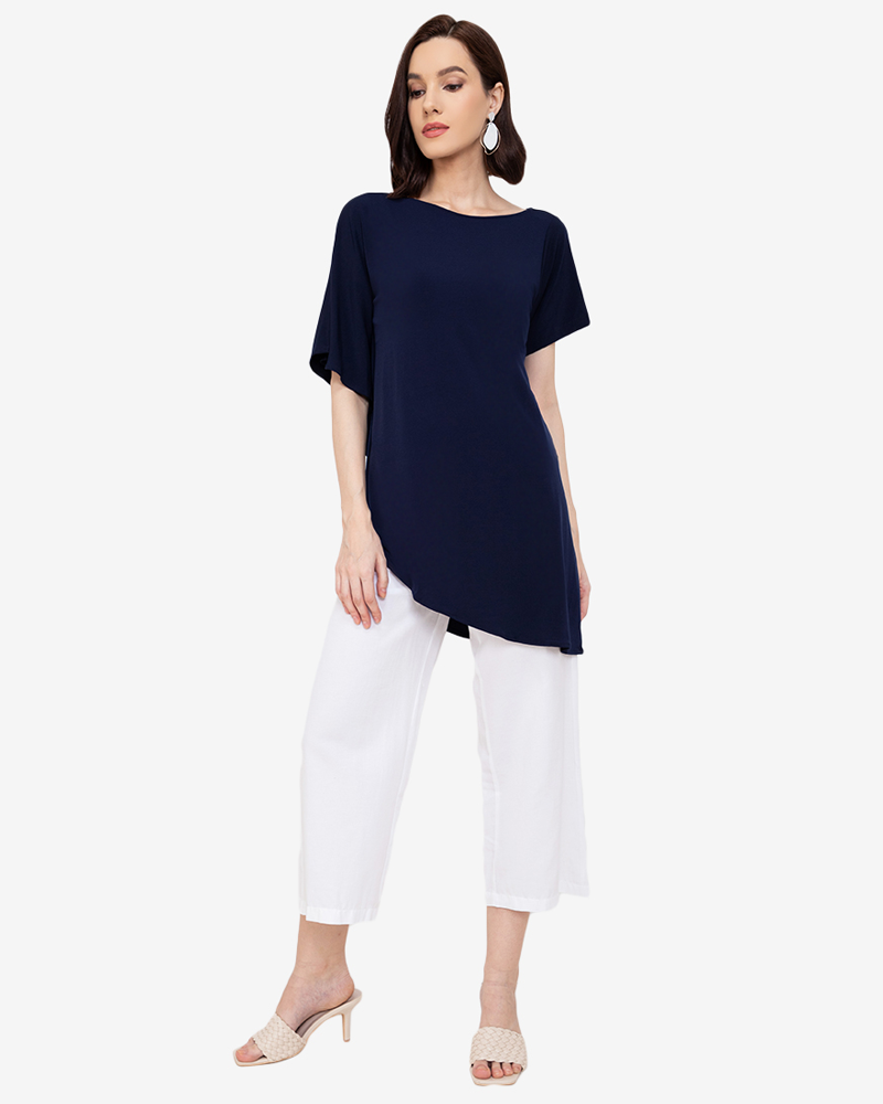 Juliana Long Asymmetrical Top
