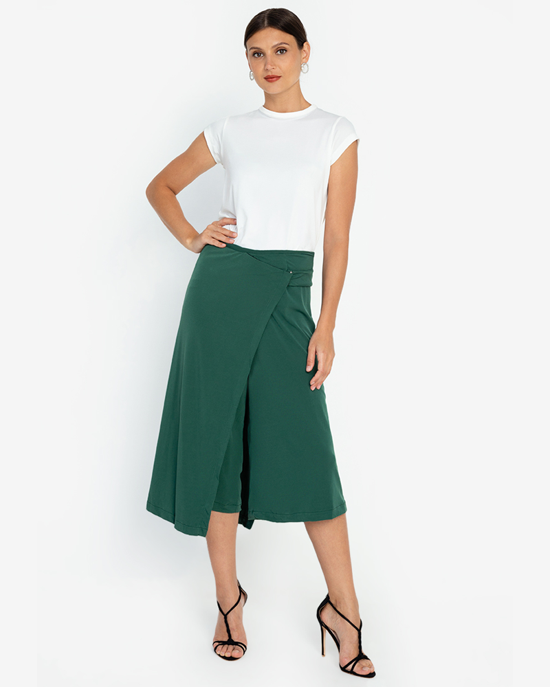 Karsyn Wrap-Style Culotte Pants