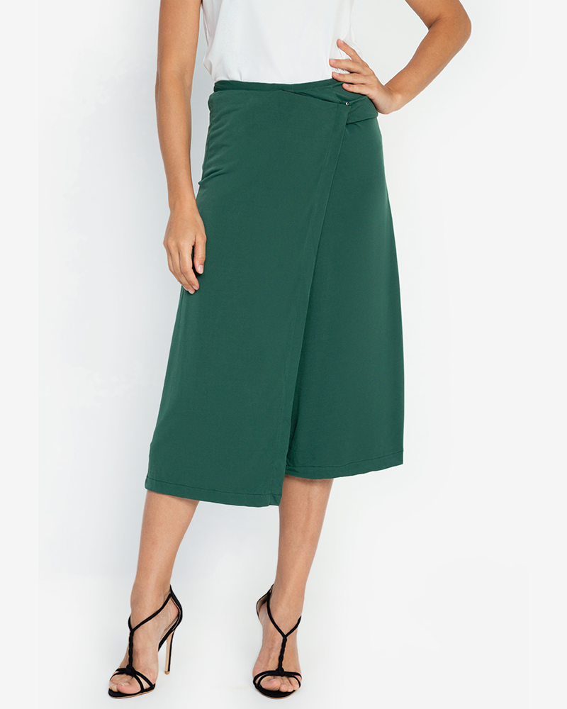 Karsyn Wrap-Style Culotte Pants
