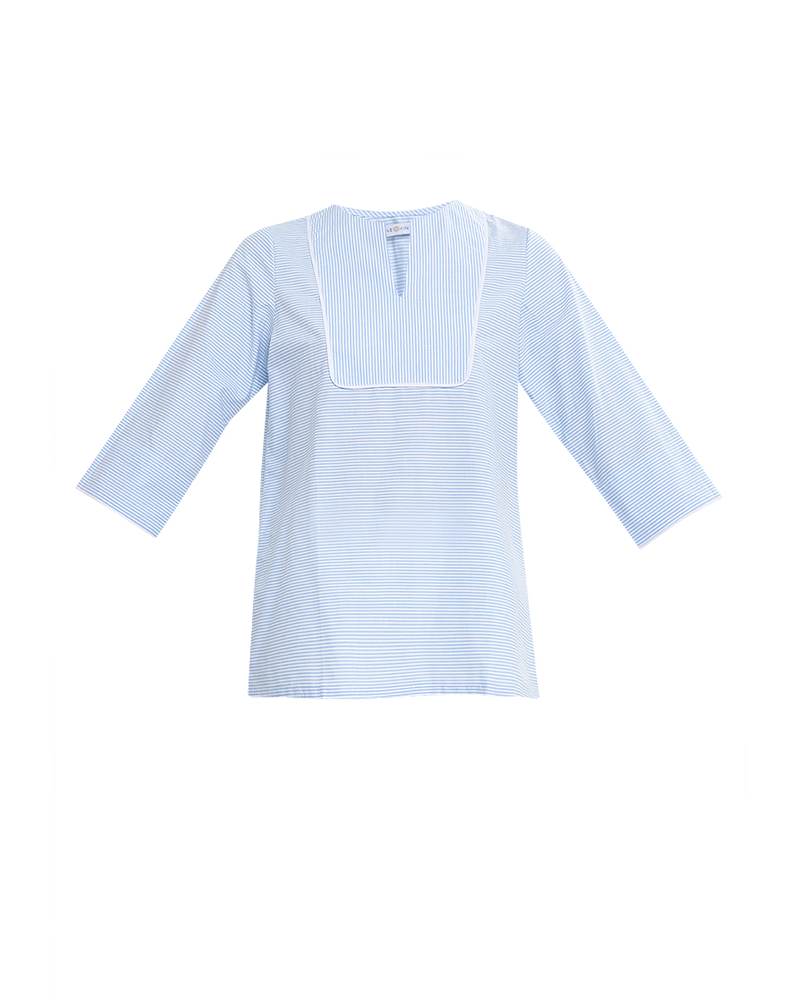 Lareina Elbow Sleeve Tunic Top