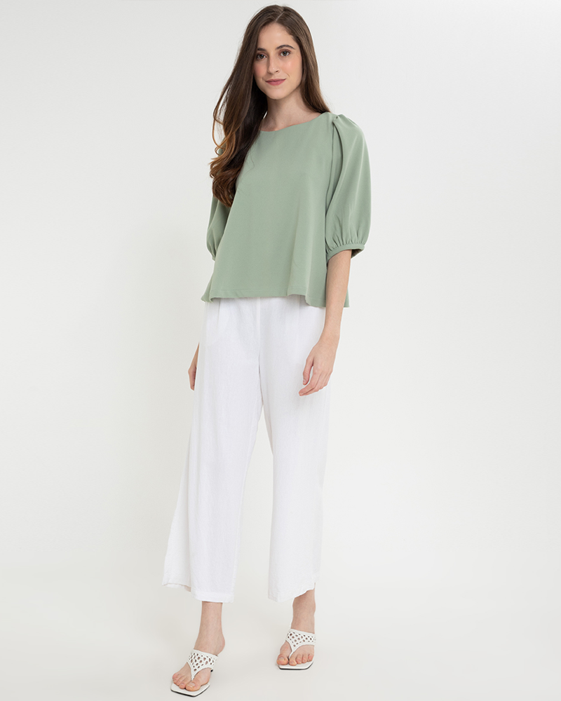 Lexi Puffed Sleeves Loose Top