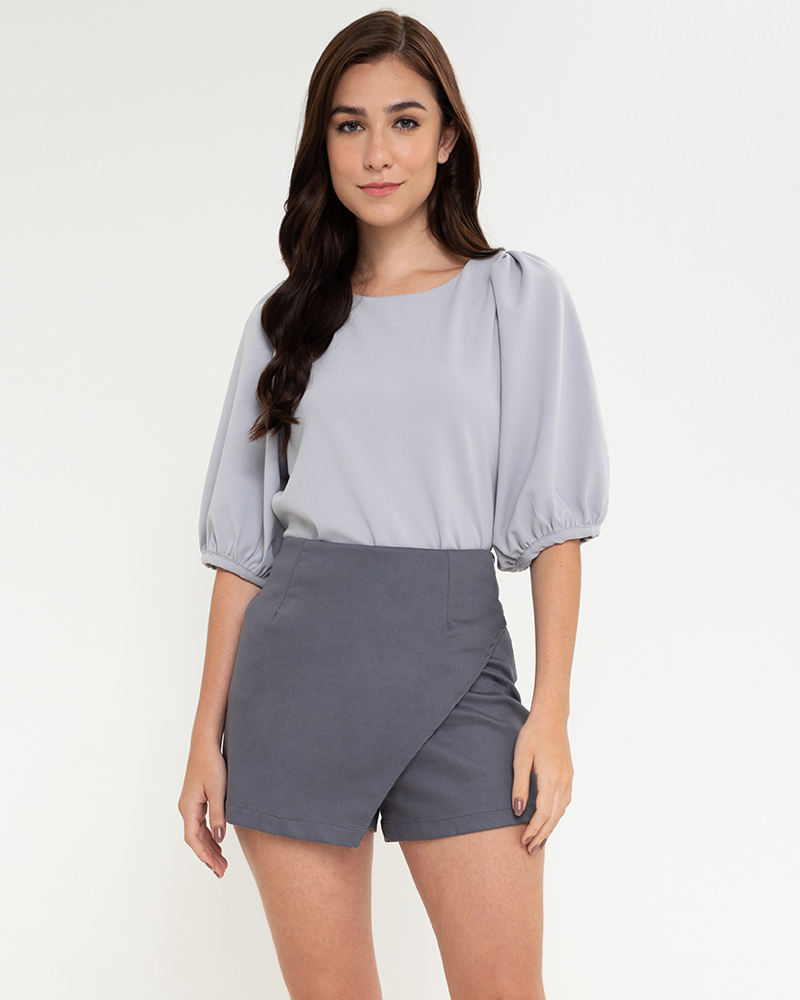Lexi Puffed Sleeves Loose Top