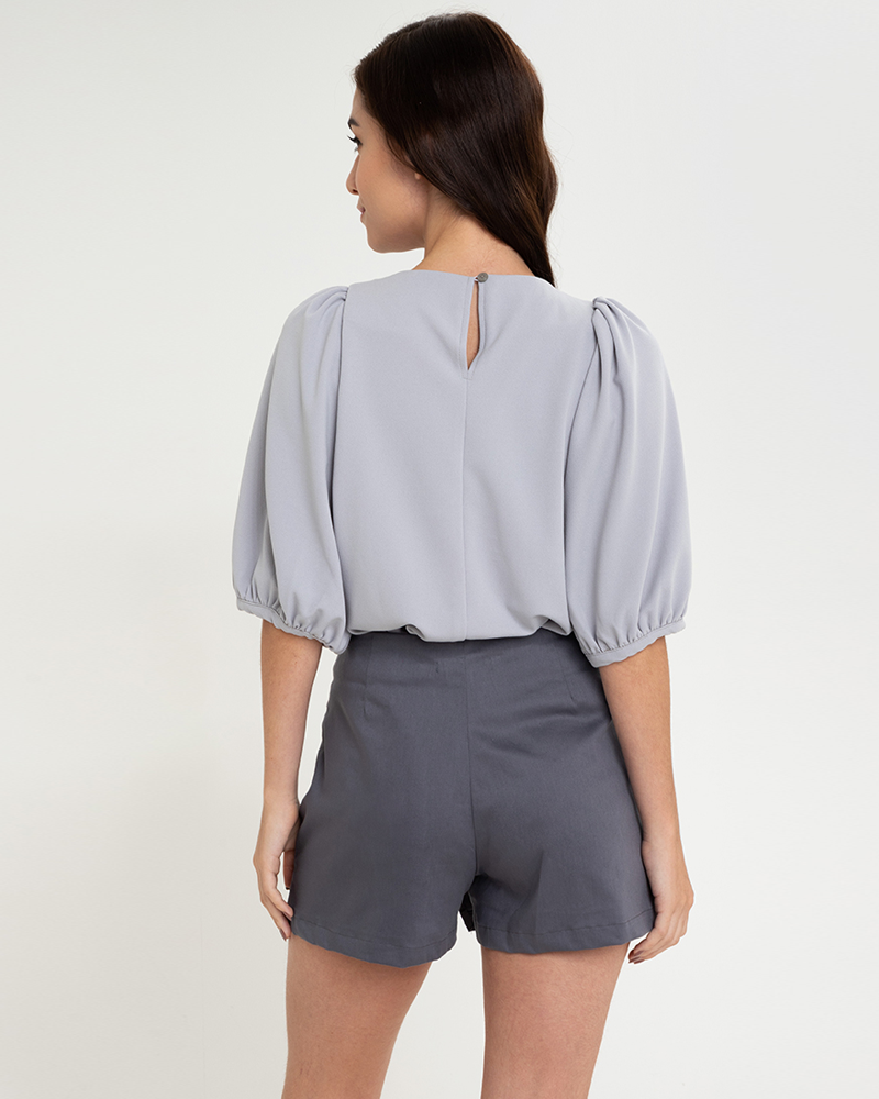 Lexi Puffed Sleeves Loose Top