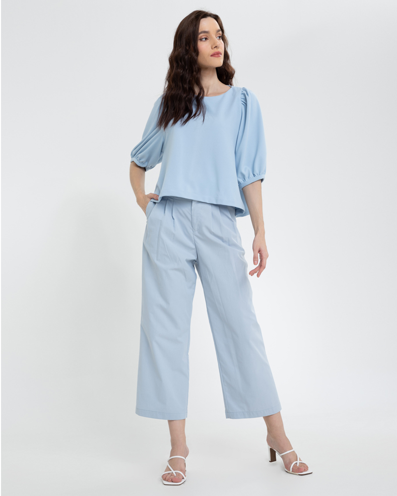 Lexi Puffed Sleeves Loose Top