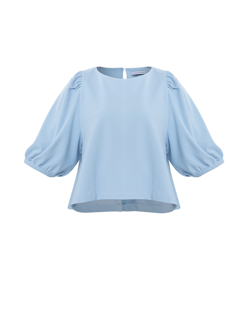 Lexi Puffed Sleeves Loose Top