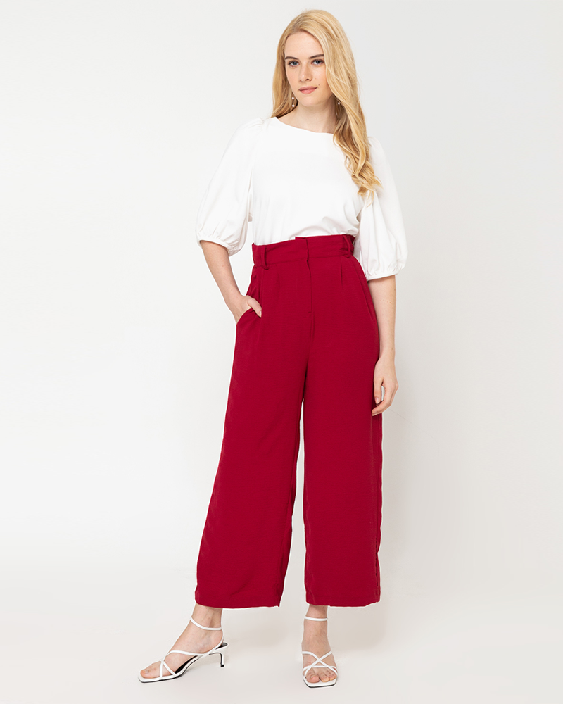 Lexi Puffed Sleeves Loose Top