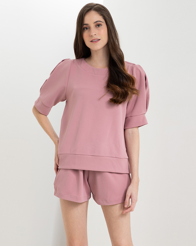 Lily Puff Sleeve Top and Shorts Set