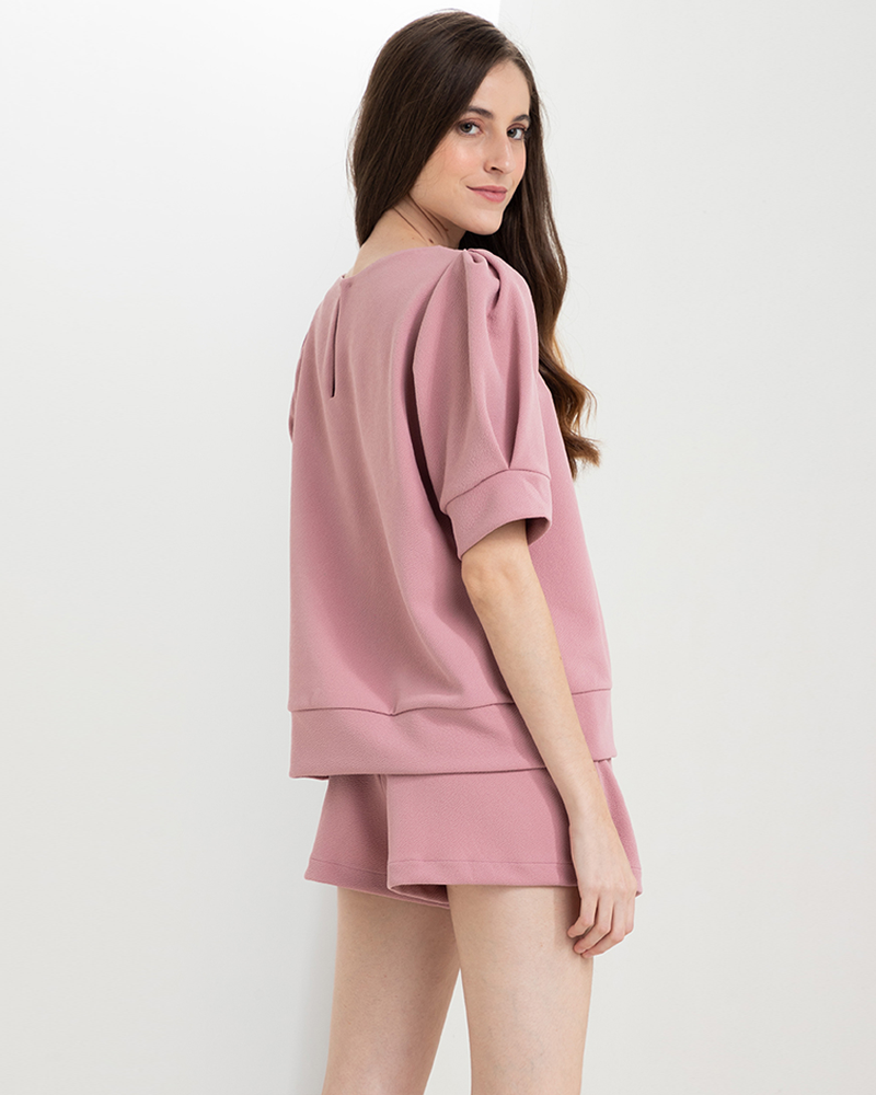 Lily Puff Sleeve Top and Shorts Set