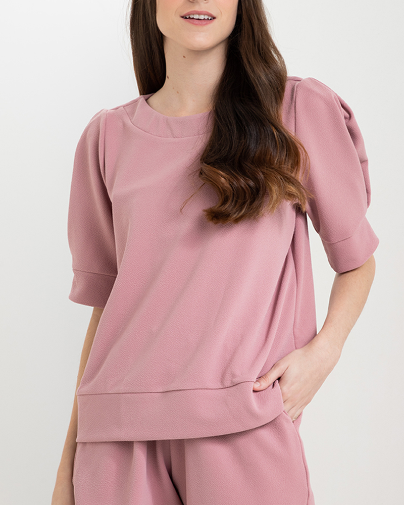 Lily Puff Sleeve Top and Shorts Set