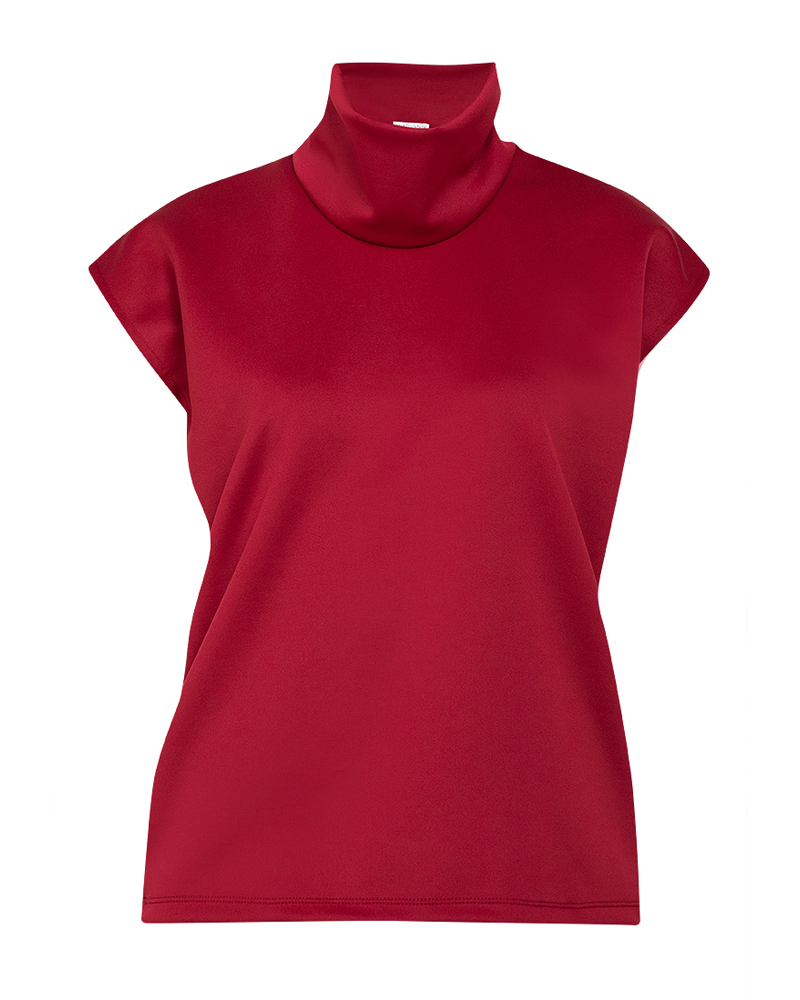 Lorica High Collared Sleeve Top