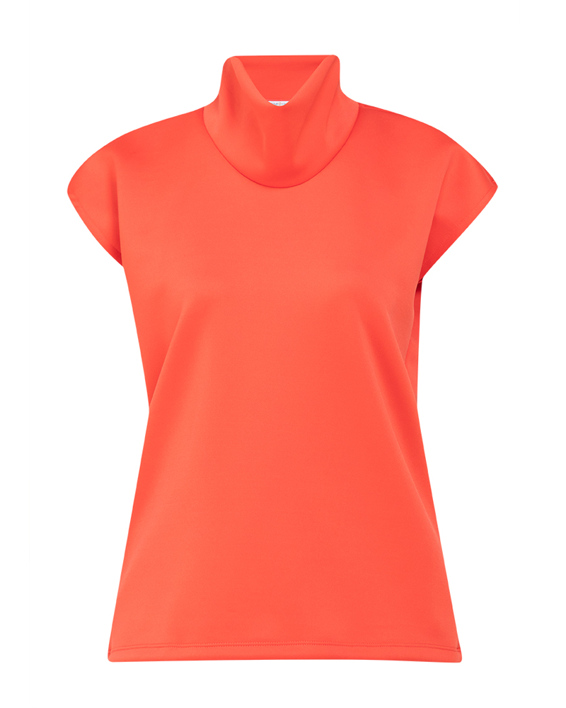 Lorica High Collared Sleeve Top